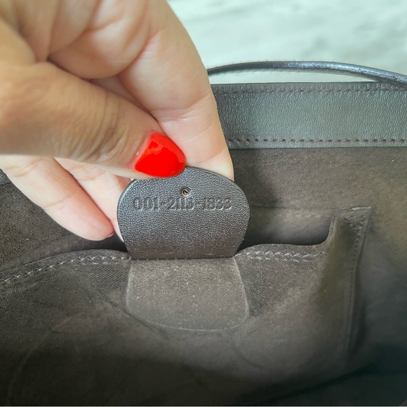 Rare GUCCI Metal Trim Brown Envelope Bag with Shoulder Strap - Picture 14 of 16